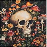 Mandun Skull Paint by Numbers Kit for Adults, 16x16 inch | DIY Painting Kits Crafts for Adults, Relieve Stress, Gift, Home Wall Decor
