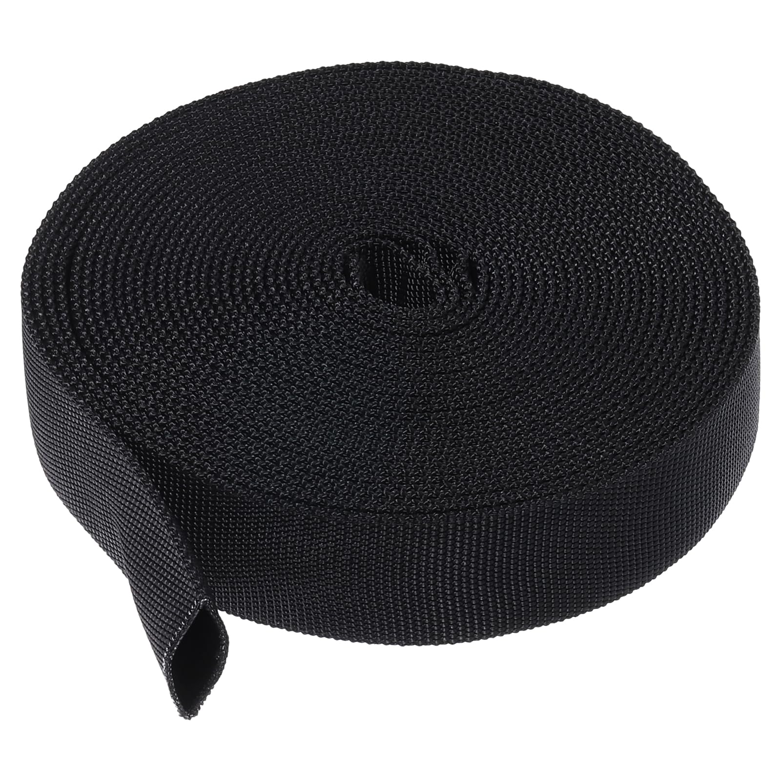 PATIKIL 0.6" Dia 24.6FT Nylon Protective Hose Sleeve, Cable Cover Sheath Protection for Welding Tig Torch Hydraulic Hose, Black