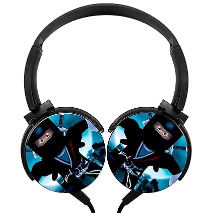Roblox R Letter Ninja Go Mega Bass Stereo Headphones - 