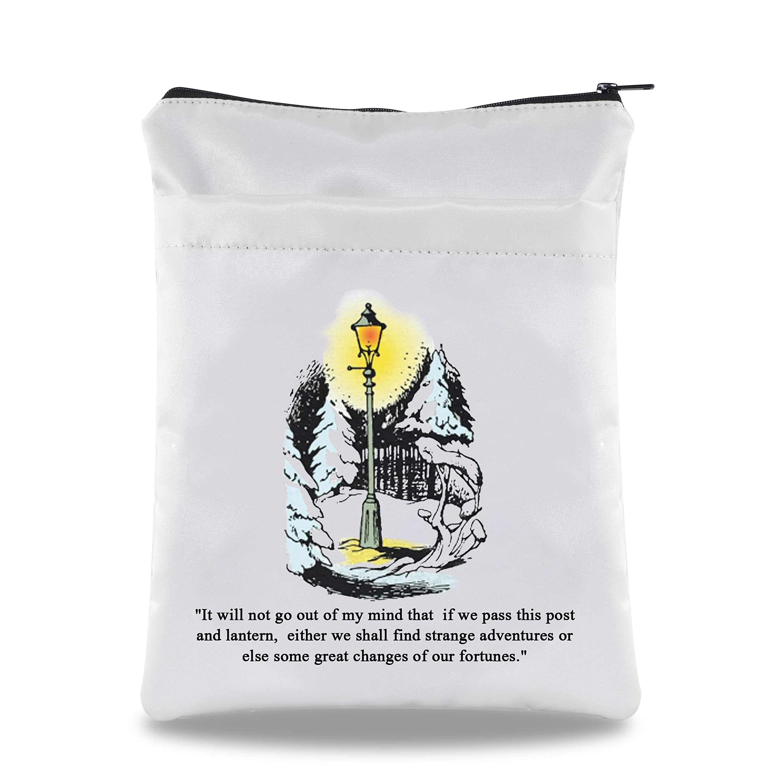 PYOUL Narnia Inspired Gift Narnia Lamp-Post Book Sleeve Literature Book Cover Bookish Gift Book Nerd Book Protector (Changes of Our Fortune BS)