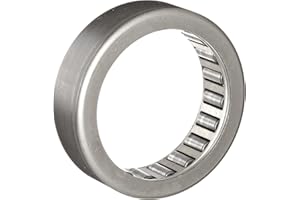 INA SCH108 Needle Roller Bearing, Heavy Series, Steel Cage, Open End, Inch, 5/8" ID, 7/8" OD, 1/2" Width, 17600rpm Maximum Rotational Speed, 2750lbf Static Load Capacity, 2250lbf Dynamic Load Capacity
