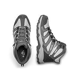 NORTIV 8 Men's Ankle High Waterproof Hiking Boots