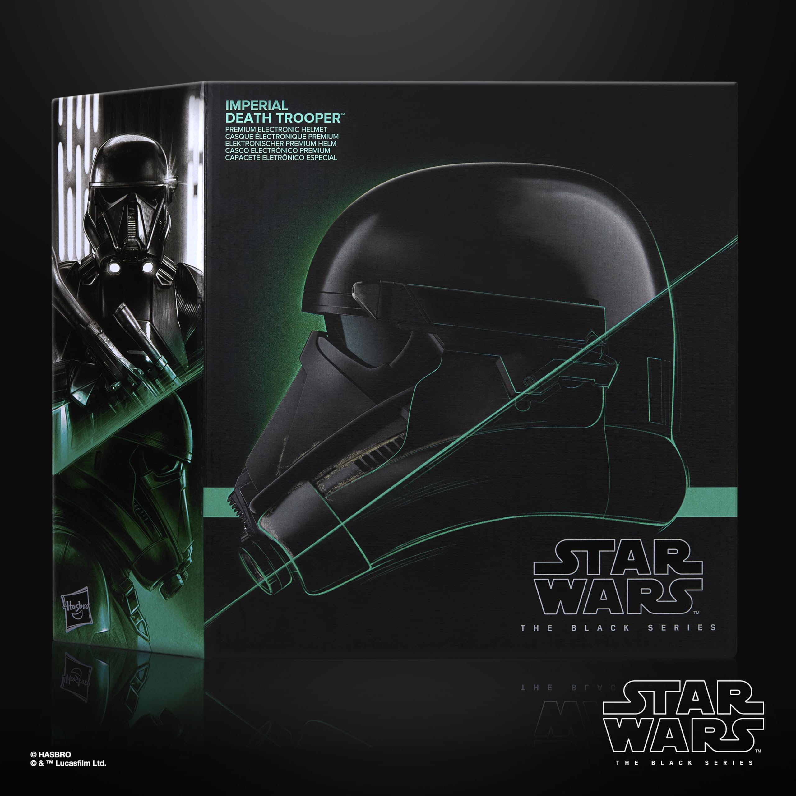Star Wars The Black Series Imperialer Death Trooper elektronischer Premium Helm, Rollenspielartikel für Erwachsene 2