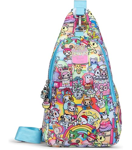 JuJuBe x Hello Kitty Cherry Blossoms Crossbody Sling Diaper Bag, Purses for Women, Essentials for Mom, Newborn, Baby & Toddler, Women's Crossbody Bag, Adjustable Strap, Lightweight, Machine Washable : Baby