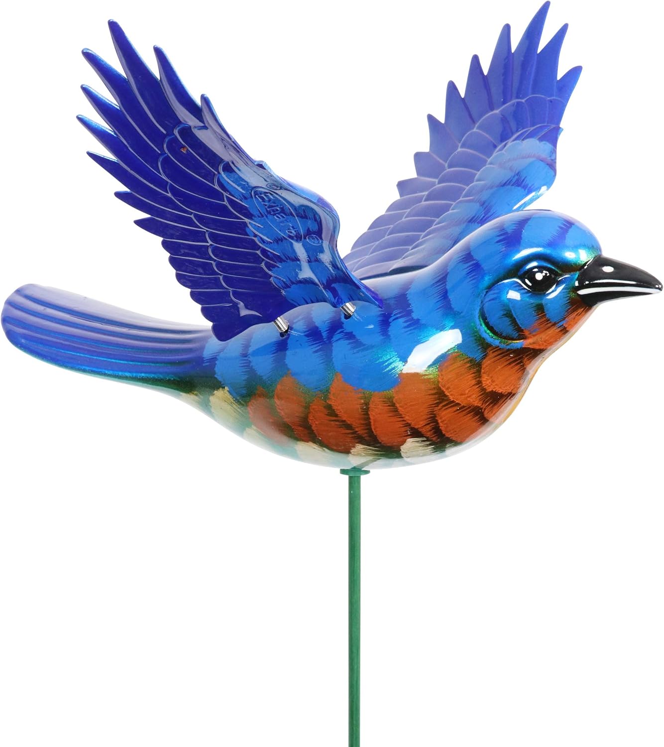 Exhart 2pk Large WindyWings Blue Bird Garden Stakes, 11