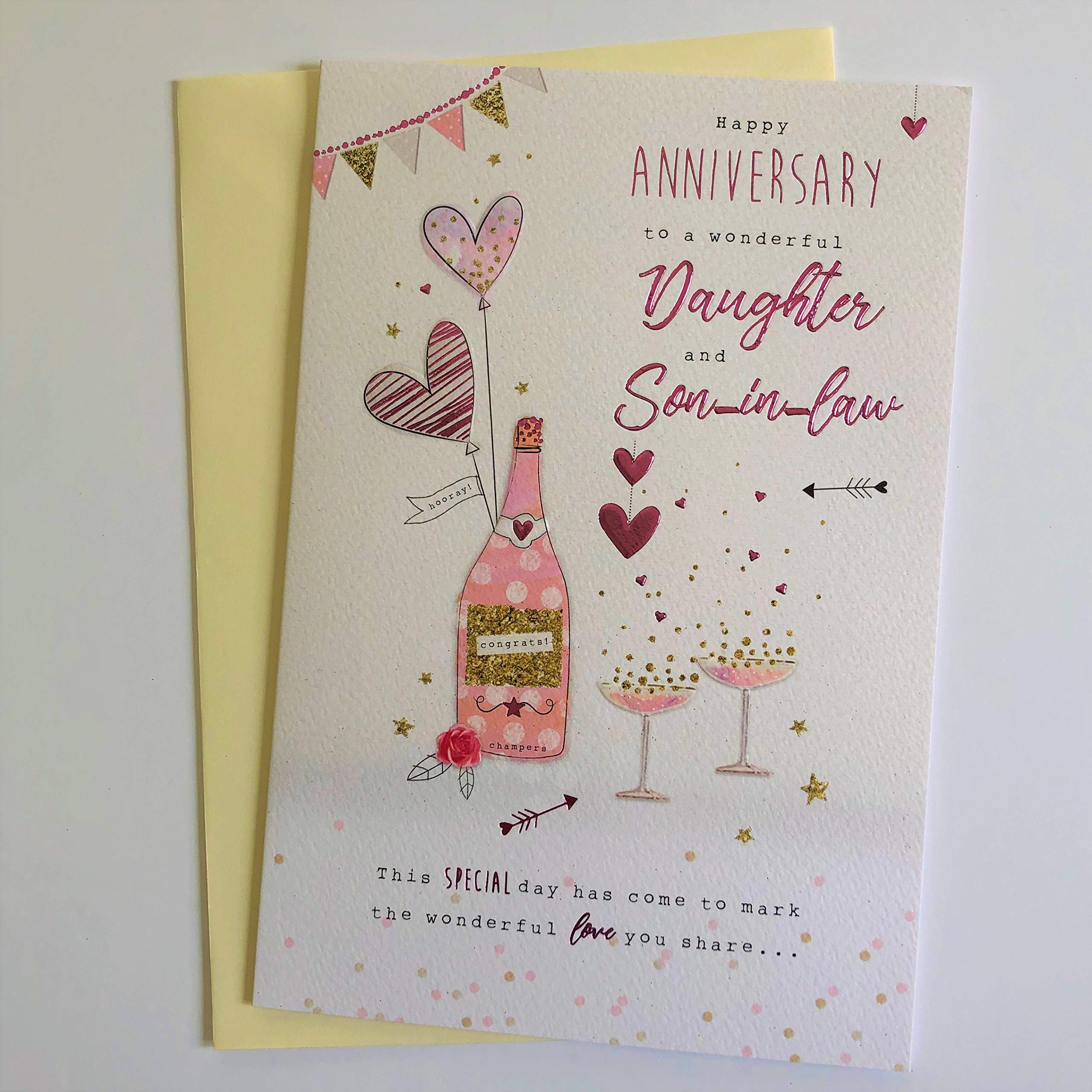 Anniversary Card Daughter and Son-In-Law (ICG7650)