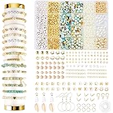 Bruzdi Jewelry Making Supplies Kit Natural Stone Beads for Irregular Natural Stone DIY Craft Bead Bracelet & Necklace Making Kit for Adults, Beads for Jewelry Making, Earrings, and Craft Projects