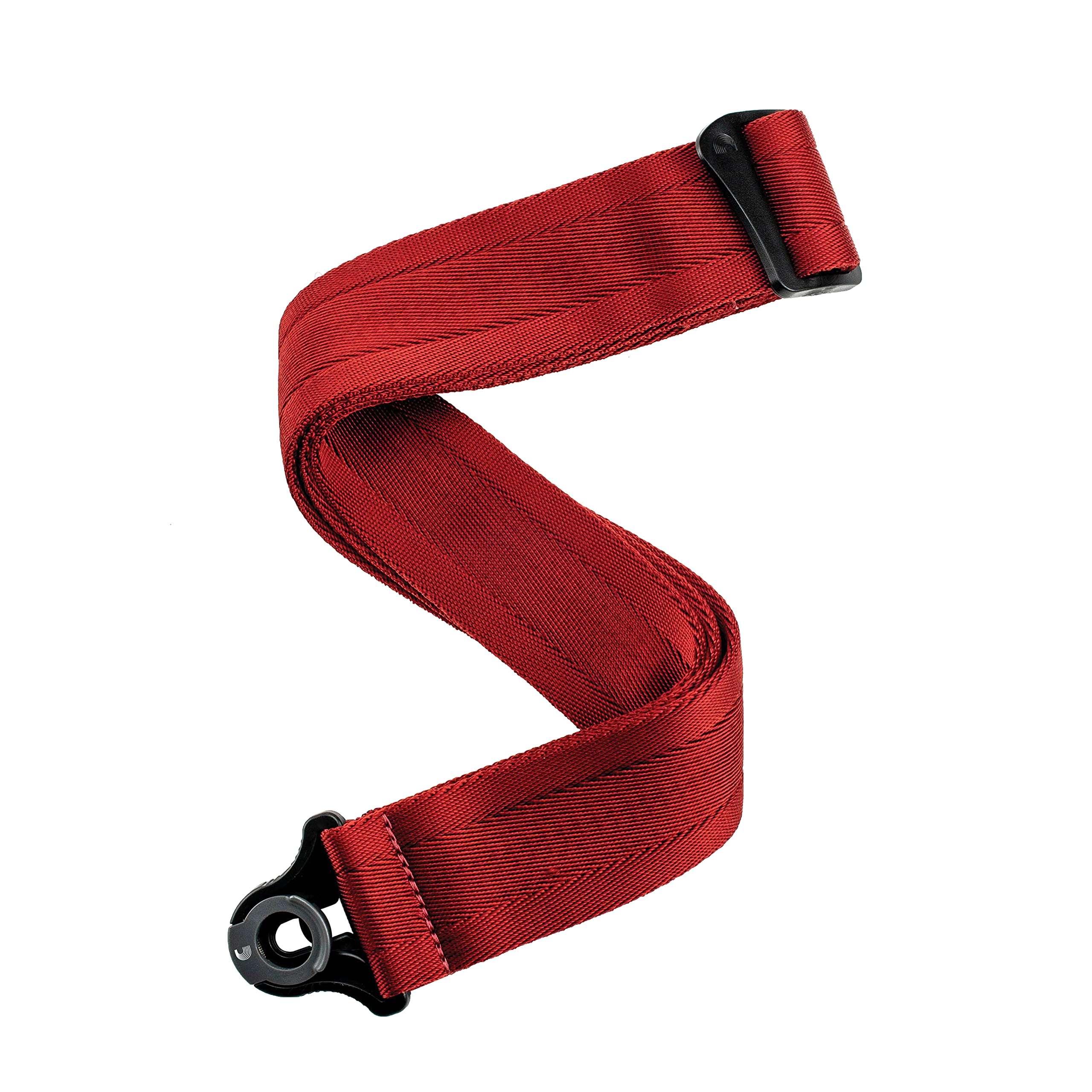D'Addario Auto Lock Guitar Strap, Blood Red — image 1