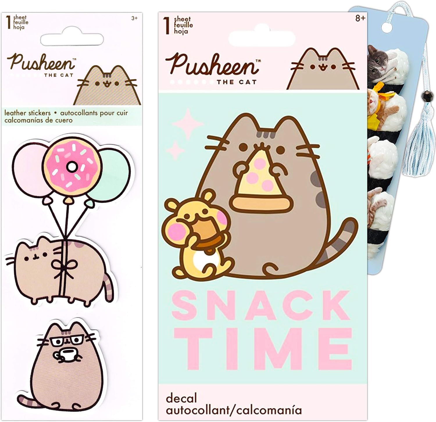 Pusheen Cat Decal Sticker Bundle Pack