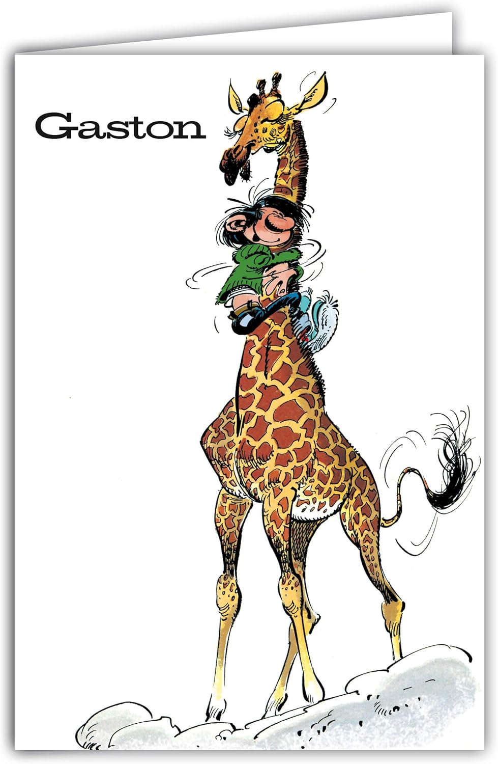 Gaston Lagaffe Carte Anniversaire Girafe Glct 0228 Amazon Fr Fournitures De Bureau