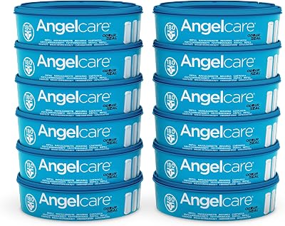 Angelcare Refill Cassettes Pack of 12 AC1112 Nappy Disposal System