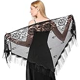 Giantree Shawls and Wraps, Ladies Triangle Lace Shawls and Wraps, Shawl Wraps for Women for Evening Parties Wedding Shawls