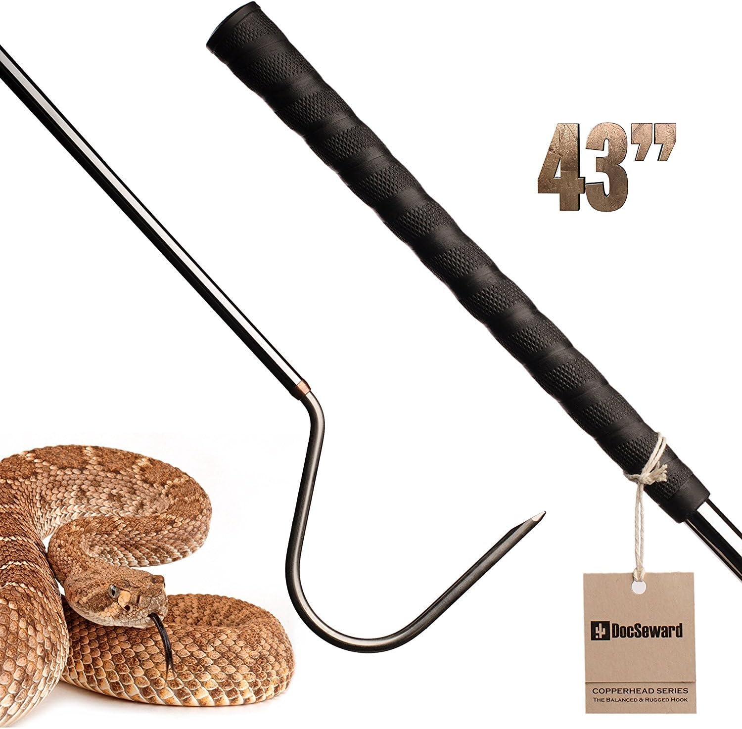 Snake Hook Extensible Stainless Steel Snake Catcher Capture Hook for