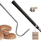 DocSeward Snake Hook, Copperhead Series for Catching, Controlling, or Moving Snakes, Stainless Steel &amp; Copper, Field Length (43 inches)