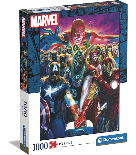 Amazon.com: Clementoni Marvel 1000-Piece Jigsaw Puzzle - Adult