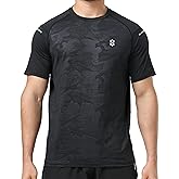 SUNTASY Men's Dry Fit Workout Shirts - Moisture-Wicking, Quick-Dry, 4-Way Stretch Premium Athletic Tees for Running & Sports