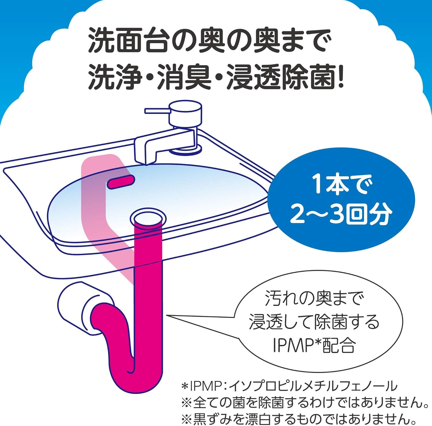 Amazon らくハピ マッハ泡バブルーン 洗面台の排水管 洗面台の洗浄剤 0ml らくハピ ドラッグストア