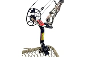 My Bow Buddy Hi-Profile Hang-On Buddy Hunting Bow Holder | Stainless Steel Bow Hangers for Tree Stand | Tree Stand Accessories for Hunting for Compound or Crossbow | Tree Stand Accessory Holder