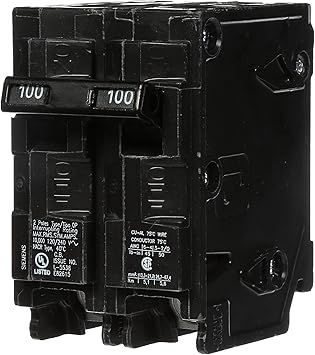 Q2100 100 Amp Double Pole Type Qp Circuit Breaker Magnetic Circuit Breakers Amazon Canada