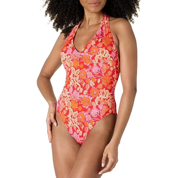 Costume da bagno da donna, monopezzo, costume da bagno con push up, imbottito, bikini sexy per nuoto, sport acquatici, Colore: arancione., M Costume da bagno da donna, monopezzo, costume da bagno con push up, imbottito, bikini sexy per nuoto, sport acquatici, Colore: arancione., M