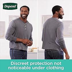 Depend Fresh Protection Adult Diapers, Incontinence