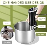 Wancle Sous Vide Cooker 1100W Waterproof Immersion Circulator Black view 3