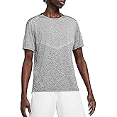 Nike Rise 365 Men's Dri-FIT Short-Sleeve Running Top (Black/Heather, CZ9184-011) Size XX-Large