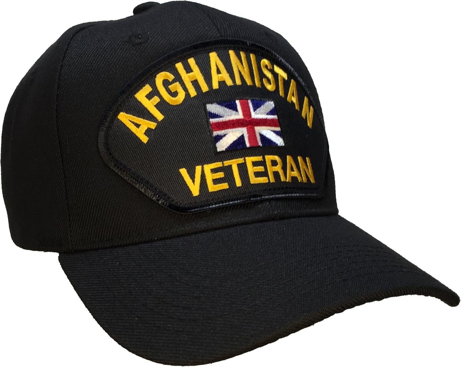 Great Britain Afghanistan War Veteran Hat Black Ball Cap Clothing