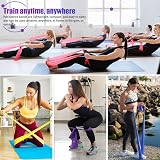 COFOF Resistance Bands Set 4 Levels 1.8m with Carry Bag Yoga Pilates view 4