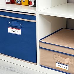 Avery No-Iron Fabric Name Labels, Playful Stripes