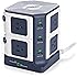 BESTEK Power Strip Surge Protector 8-Outlet 1500 Joules with 8A 6-Port USB Charging Ports