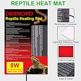 DERNORD Heat Mat with Thermostat 8W Reptile Digital Controller Combo Set view 2