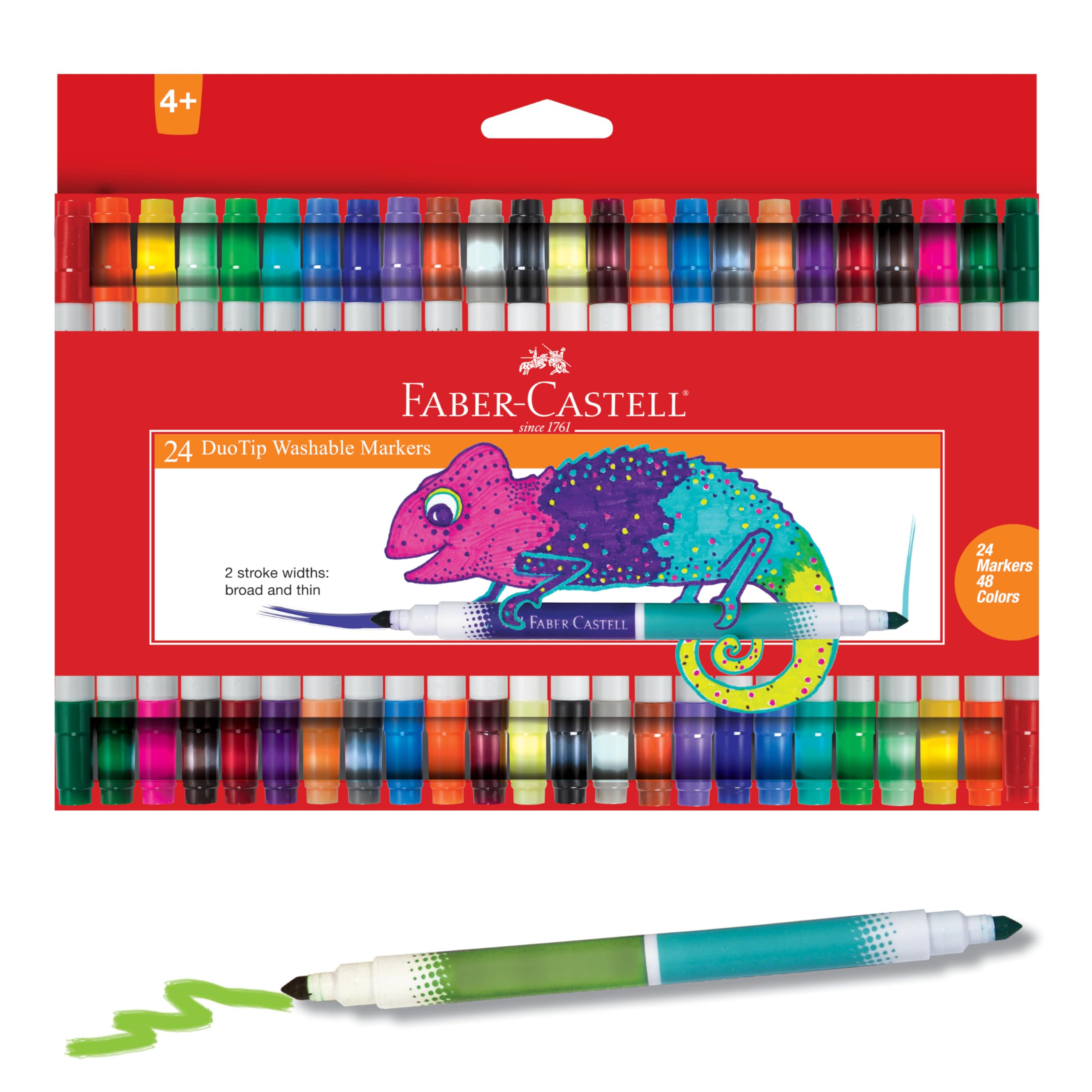 Faber-Castell 153024 Multicoloured 24-Piece Markers