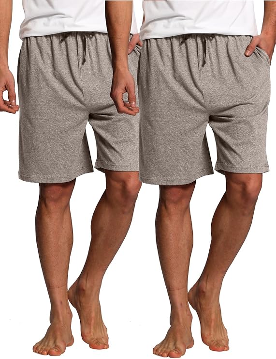 CYZ Men's Sleep Shorts 100 Cotton Knit Sleep Shorts & Lounge Wear at
