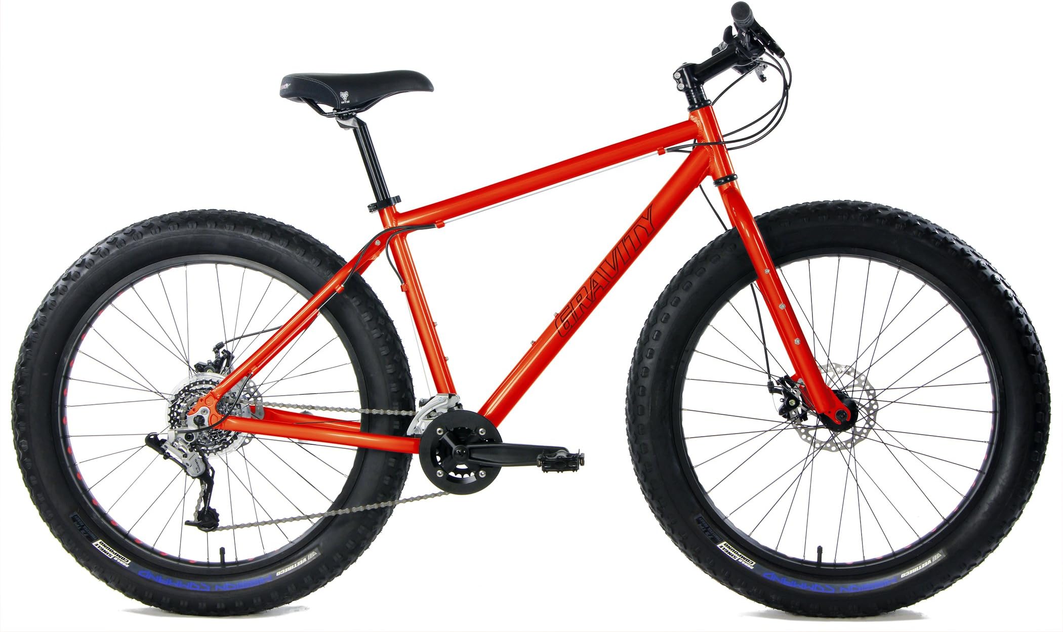 Aluminum Fat Bikes with Powerful Disc Brakes Gravity Monster Mens Fat Tire Bicycle 26" x 4"