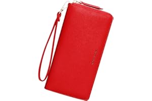 GEEAD Custom Design Wristlet Wallets for Women PU Leather RFID Blocking Wallet