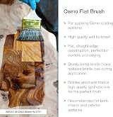 Osmo Natural Bristle Brush Flat 50mm - Oil Finish Application view 3