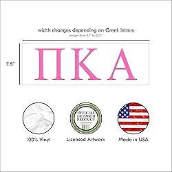 Pro-Graphx Pi Kappa Alpha Greek Sorority Sticker