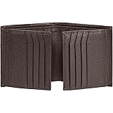 Bullz Genuine Nappa Cow Leather Thick Dual Credit Card ID Flap Quad Fold Large Bifold Mens Wallet Passcase RFID | Genuine, Nappa, Thick, Dual Credit Card, ID Flap, Quad Fold