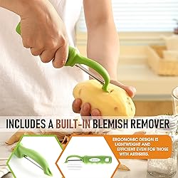 Spring Chef Premium Green Swivel Vegetable Peeler
