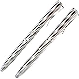 NarwhalCo Set of 2 Small Pens (3.35") for Pocket, Wallet, Planner, Purse or Passport