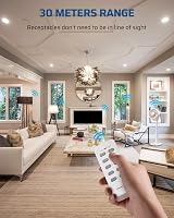 DEWENWILS Remote Control Plug Socket 13A Heavy Duty Wireless Light Switch 30m 5 view 3