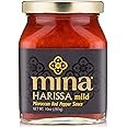 Mina Mild Harissa Sauce, Mild Sauce Crafted with Fresh Red Peppers Instantly Transforms Any Plate with the Lively Flavors of 