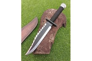 Rambo Knife, Full Tang 12-Inch Blade, Rambo Replica Knives Sheath, Handmade, Hunting Camping Survival