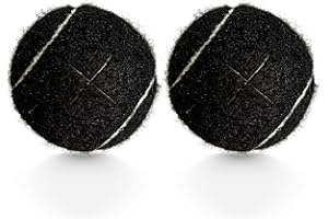 HiBallBall 2 Pack Precut Tennis Balls for Walkers, Heavy Duty Glide Balls for Walkers & Furniture Legs - Universal Floor Prot