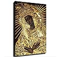 NikkOh Black Madonna Poland Our Lady of Grace of The Gate of Dawn Mother of Mercy Poster Canvas Painting Wall Art Picture Gif