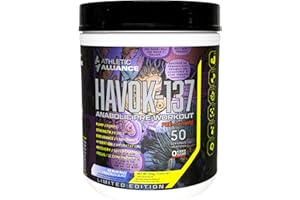 Athletic Alliance Havok-137, Anabolic Pre-Workout Powder with L-Theanine, Beta-Alanine, Creatine HCL, and More, Improved Stre