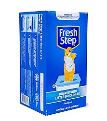 Fresh Step Drawstring Cat Litter Box Liners, Fresh