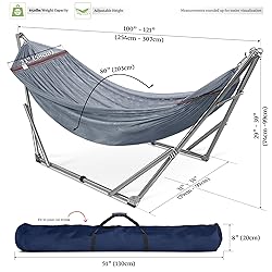 Tranquillo Adjustable Hammock Stand, Collapsible