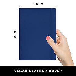 PAPERAGE Dotted Journal Notebook, (Royal Blue), 160